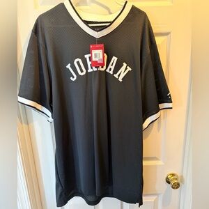 Jordan Men’s Black Jersey with White Trim